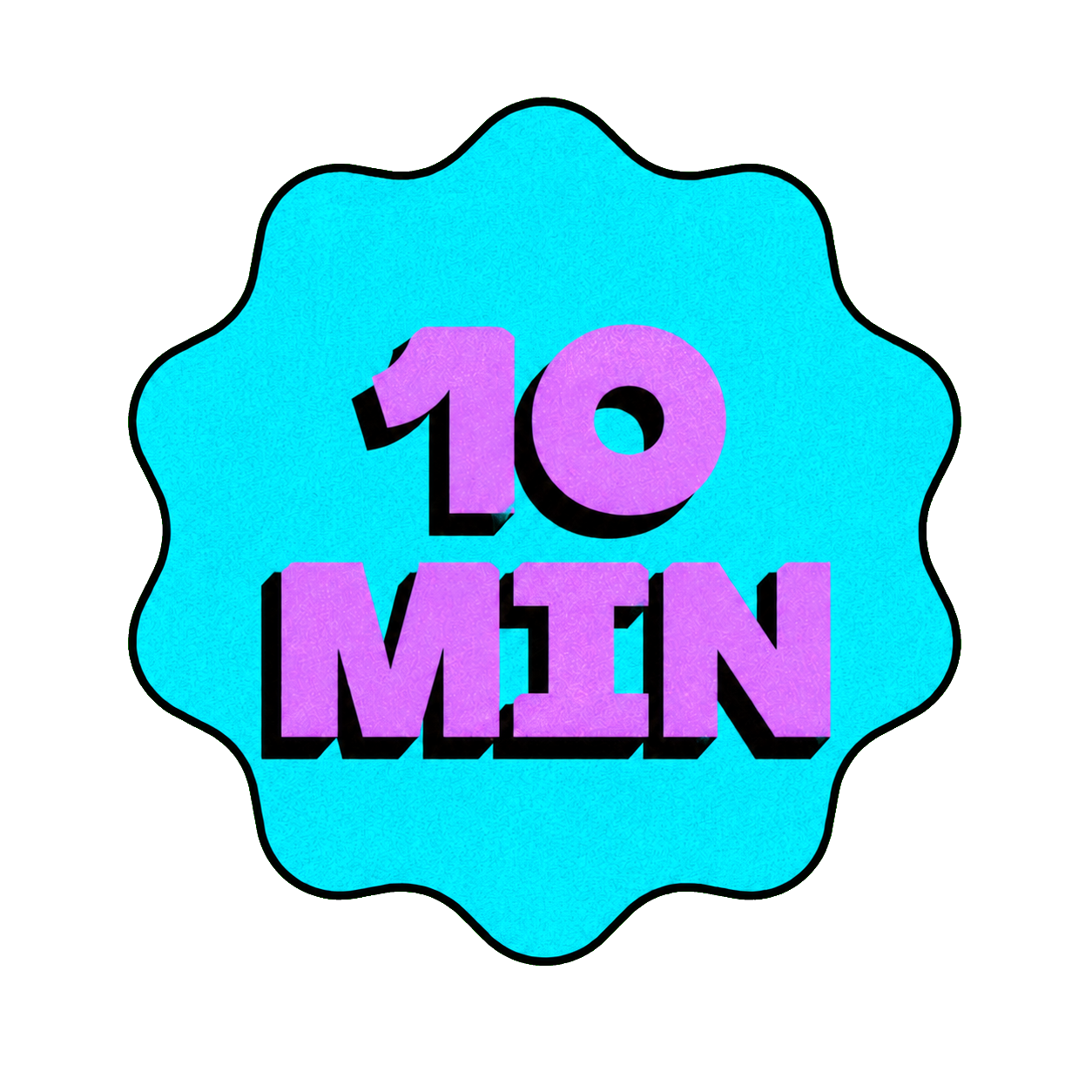 10 minute badge